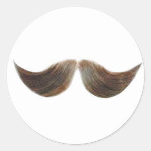 Facial Hair Überall! Aufkleber