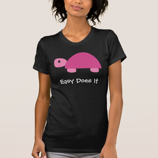 Facile il dentelle le T-shirt noir de récupération (Devant)