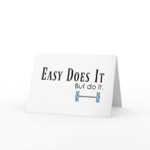 Facile Le Fait Mais Le Faire Carte Encouragement