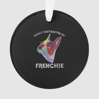 Facilement Distrait Par Français Bulldog Drôle Cad