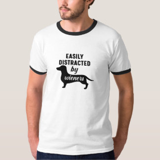 Facilement distrait par le T-shirt Wieners