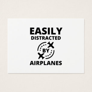 Facilement distrait par les avions amusant pilote