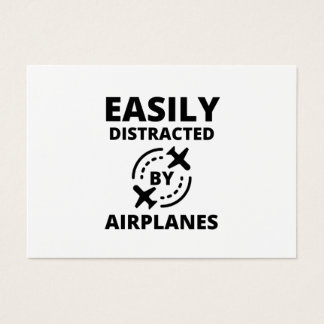 Facilement distrait par les avions amusant pilote 