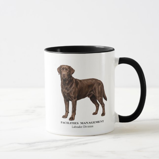 Facilities Management Labrador Tasse (Rechts)
