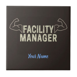 Facility Manager oder Janitor- und Pflegegeschenk Fliese