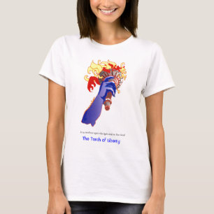 Fackel der Freiheit/des T - Shirt