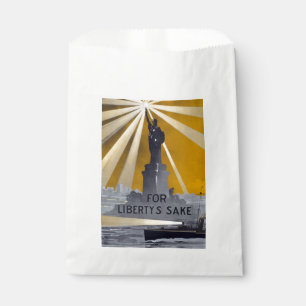 Fackel der Freiheitsstatue & US Navy Zweiter Weltk Geschenktütchen