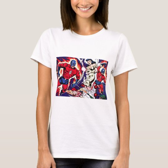 Fackel-Mann und Fackel-Junge T-Shirt