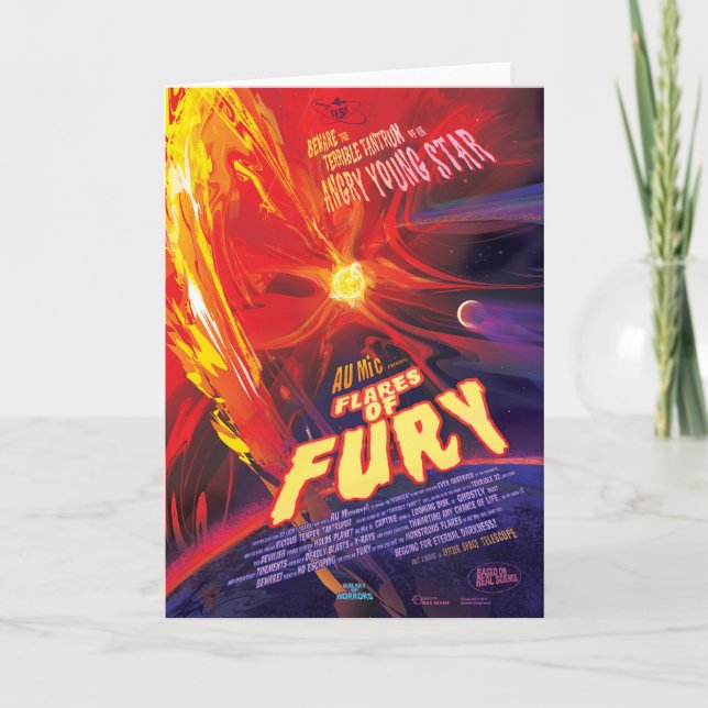 Fackeln aus Fury Poster, Au Microscopii. Karte (Vorderseite)