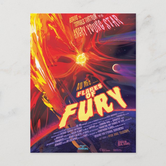 Fackeln aus Fury Poster, Au Microscopii. Postkarte (Vorderseite)