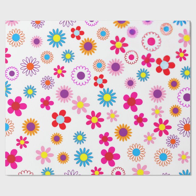 Fackelpapier für Funky-Blume Geschenkpapier (Flach)