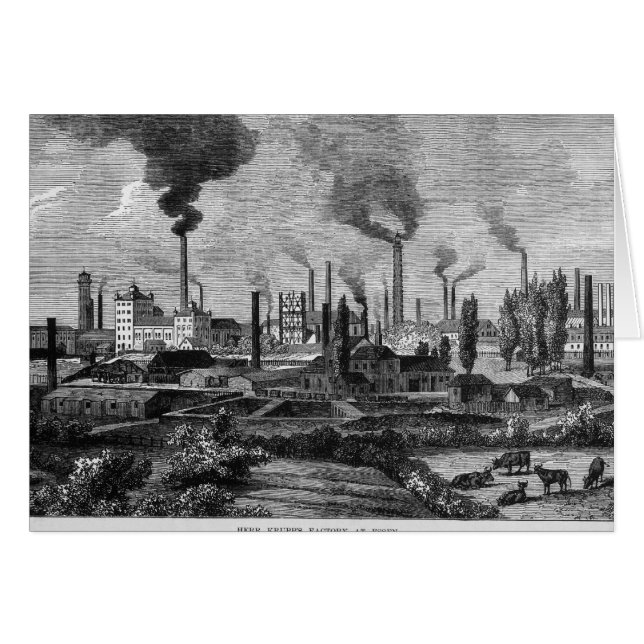 Factory de M. Krupp's à Essen, Allemagne (Devant horizontal)