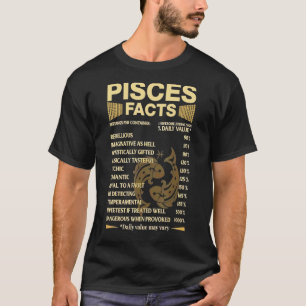 Facts Zodiac Signs Geburtstag T-Shirt