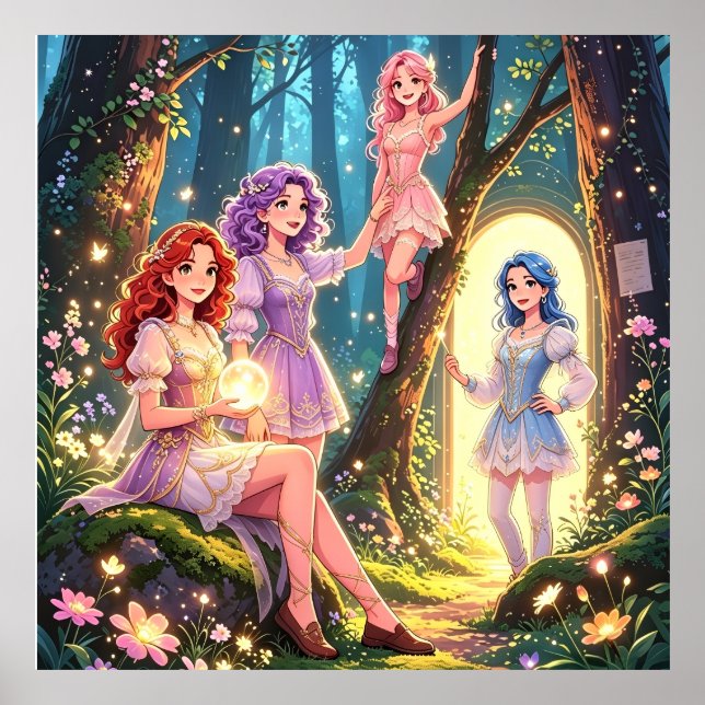Fadas da floresta  poster (Vorne)