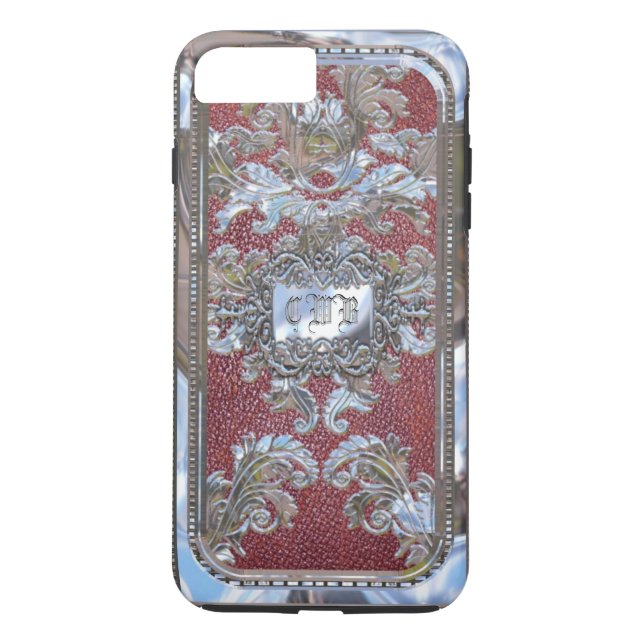 Fadden regnerischeres Monogramm 7 plus Case-Mate iPhone Hülle (Rückseite)