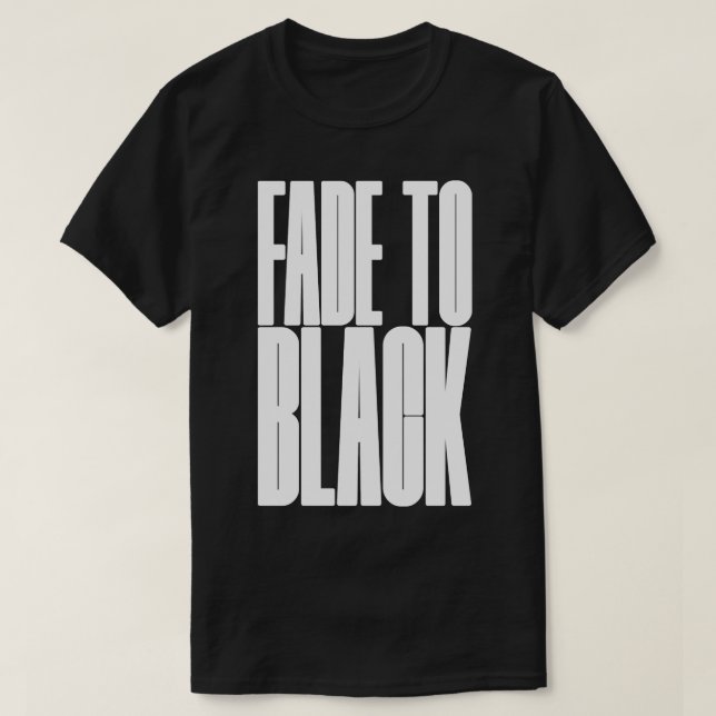 FADE zu schwarz T-Shirt (Design vorne)