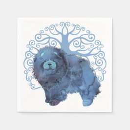 FADED GENES Chow Tree of Life Serviette