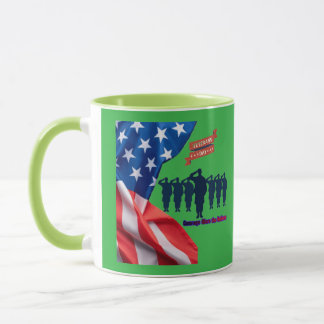 Fäden des Patriotismus Stolz Kelly-Grün Tasse