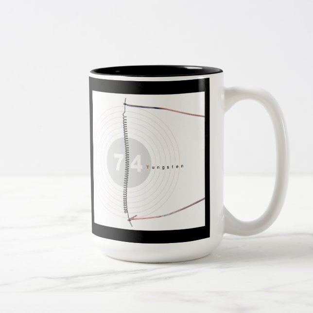 Faden-Tasse Zweifarbige Tasse (Rechts)