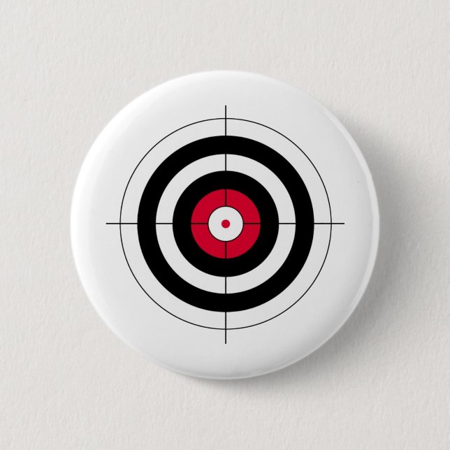 Fadenkreuz-Bullaugen-Ziel Button (Vorderseite)