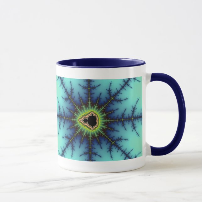 Fadenkreuze - Fraktal-Tasse Tasse (Rechts)