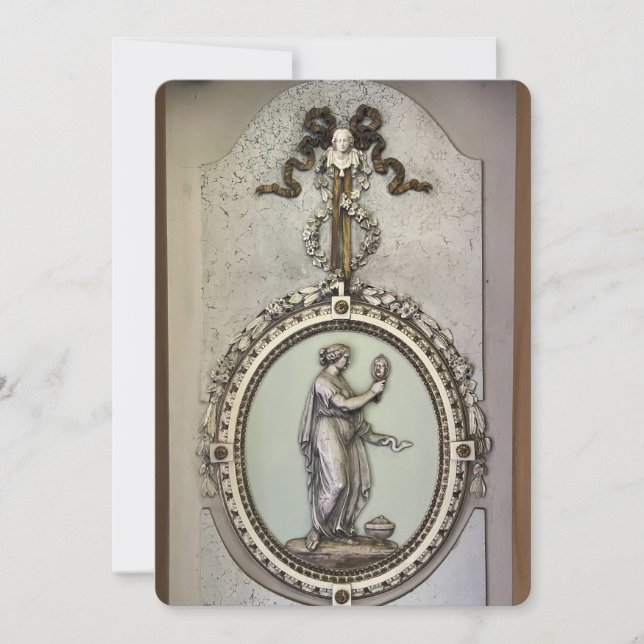 Fading Beauty Feiertagskarte (Vorderseite)