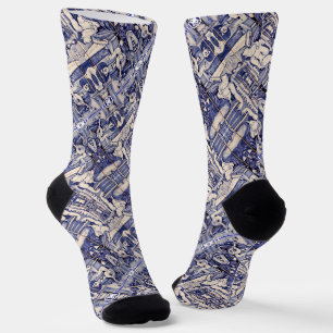 Fado, portugiesische Crew Socks Socken
