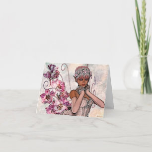 Fae Rose Art Carte pour notes