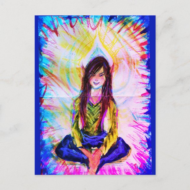 FaeMeditat(F) art postcard Postkarte (Vorderseite)