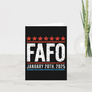 Fafo 20. Januar 2025 Einweihung des US-Präsidenten Karte