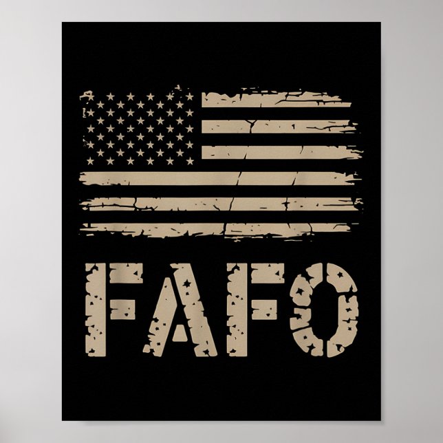 Fafo Flag Poster (Vorne)