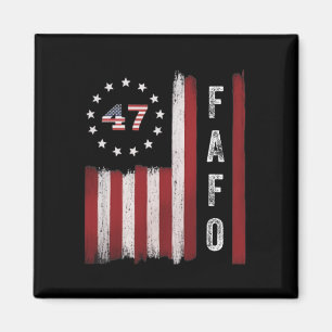 Fafo Flag Trump Funny Magnet