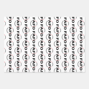 FAFO Handlungen haben Konsequenzen Geschenkpapier Set