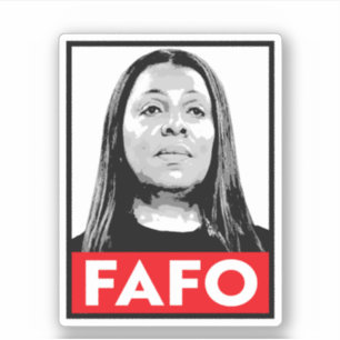 FAFO: Letitia James Aufkleber