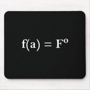 Fafo Math Equation Funny Novelty Math Teacher Nerd Mousepad