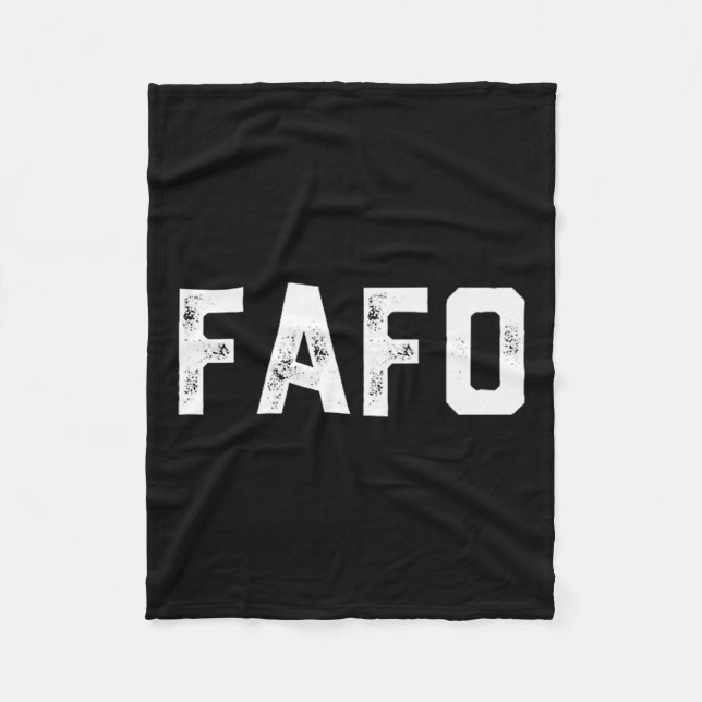 Fafo Trump Premium Fleecedecke (Vorderseite)