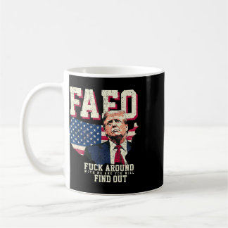 Fafo Trump Uns Amerikanische Karte Flagge Kaffeetasse