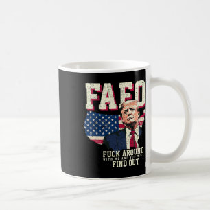 Fafo Trump Uns Amerikanische Karte Flagge Kaffeetasse