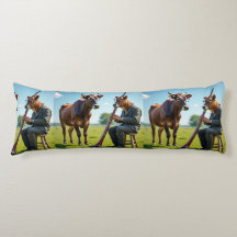 Fagott-Kuh-Duo-Body-Pillow – Whimsikalische Musika