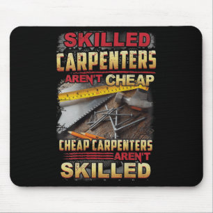 Fähige Schreiner bin ich nicht, ich kann die Latte Mousepad