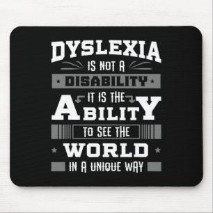 Fähigkeit Multifunktionales Lernen Behinderung Dys Mousepad