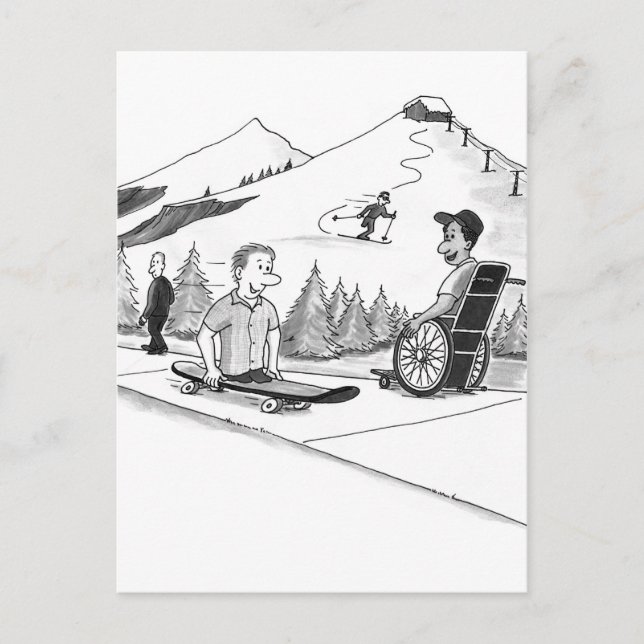 Fähigkeit zur Behinderung Postkarte (Vorderseite)