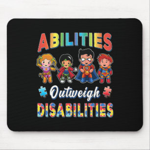 Fähigkeit zur Sensibilisierung für Autismus Mousepad