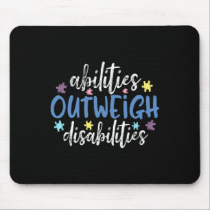 Fähigkeiten überwiegen Behinderungen Autismus Bewu Mousepad