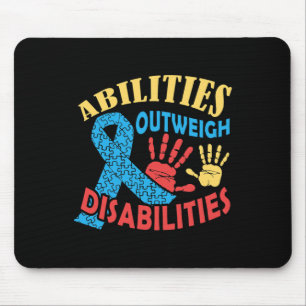Fähigkeiten überwiegen Behinderungen Autismus Bewu Mousepad