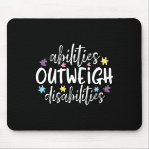 Fähigkeiten überwiegen Behinderungen Autismus Bewu Mousepad
