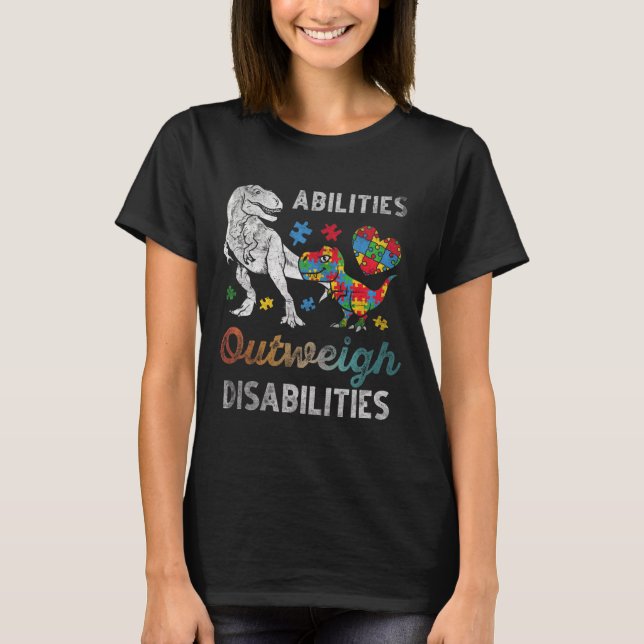 Fähigkeiten überwiegen Behinderungen Autismus Bewu T-Shirt (Vorderseite)