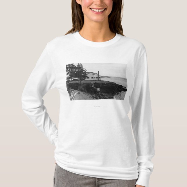 Fahlens Hoffnungs-Insel Caf� in San- Juaninseln T-Shirt (Vorderseite)