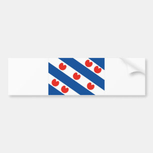 Fahndungsland der Region Friesland Autoaufkleber