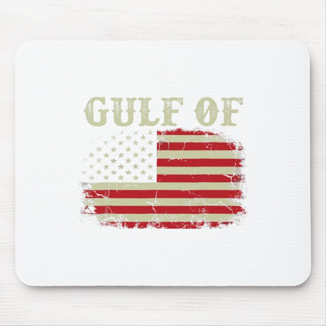 Fahne am Golf von USA 1 Mousepad (Vorne)